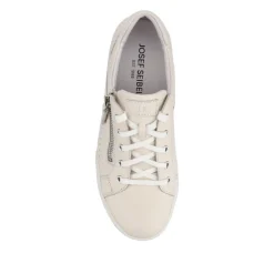 Women Josef Seibel All-Leather Dual-Fastening Trainers -
