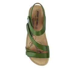 Women Josef Seibel All-Leather Touch-Fasten Sandals -