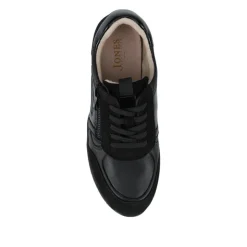 Women Jones Bootmaker Alvira Wide Fit Leather Trainers -