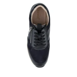 Women Jones Bootmaker Alvira Wide Fit Leather Trainers -