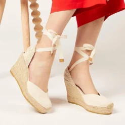 Women Jones Bootmaker Alyssa Wedge Espadrille Sandals -
