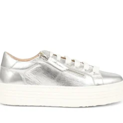 Women Jones Bootmaker Amaliada Leather Platform Trainers -