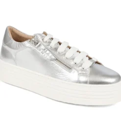 Women Jones Bootmaker Amaliada Leather Platform Trainers -