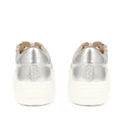 Women Jones Bootmaker Amaliada Leather Platform Trainers -