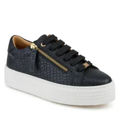 Women Jones Bootmaker Amaliada Leather Platform Trainers -