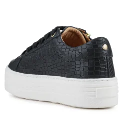 Women Jones Bootmaker Amaliada Leather Platform Trainers -
