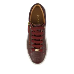 Women Jones Bootmaker Amaliada Leather Platform Trainers -