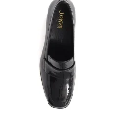 Women Jones Bootmaker Brielle Patent Leather Heeled Loafers -