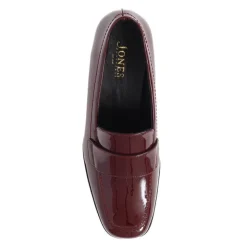 Women Jones Bootmaker Brielle Patent Leather Heeled Loafers -