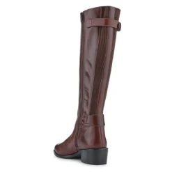 Women Jones Bootmaker Calina Leather Heeled Long Boots -