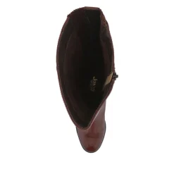 Women Jones Bootmaker Calina Leather Heeled Long Boots -