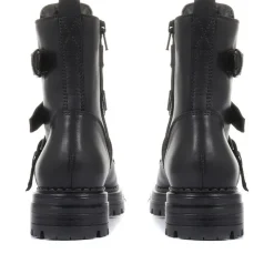 Women Jones Bootmaker Casimira Buckle Biker Boots -