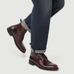 Jones Bootmaker Chalkwell Smart Leather Lace-Up Boots -