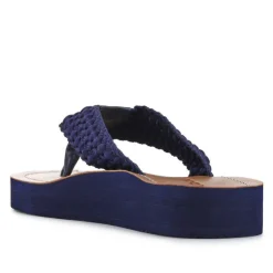 Women Barbour Chunky Soled Toe Post Sandals -