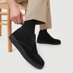 Jones Bootmaker Dane Leather Lace-Up Boots -