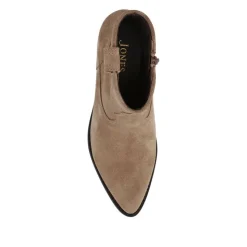 Women Jones Bootmaker Darsy Leather Heeled Ankle Boots -