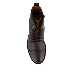Jones Bootmaker Davide Leather Wide-Fit Military Boots -