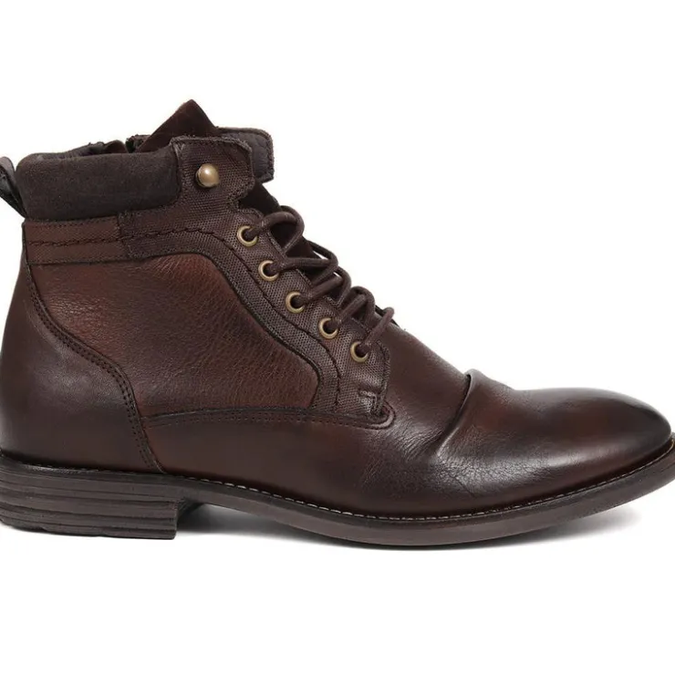 Jones Bootmaker Docklands Leather Lace-Up Boots -
