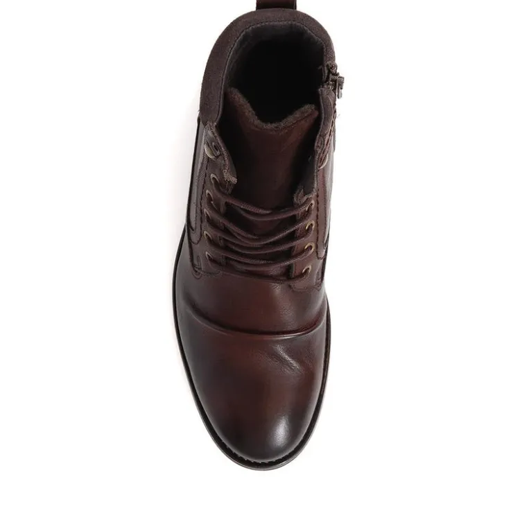 Jones Bootmaker Docklands Leather Lace-Up Boots -