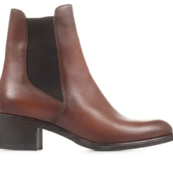 Women Jones Bootmaker Doria Heeled Leather Chelsea Boots -