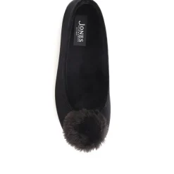 Women Jones Bootmaker Erika Pom Pom Slippers -