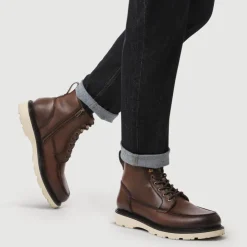 Jones Bootmaker Essex Chunky Leather Boots -
