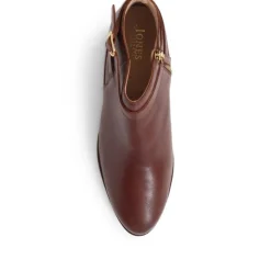 Women Jones Bootmaker Fairlop Leather Heeled Ankle Boots -