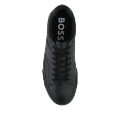 Hugo Boss Faux-Leather Trainers -