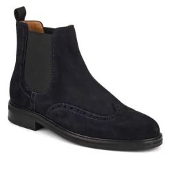 Jones Bootmaker Fieldston Brogue Wingtip Chelsea Boots -