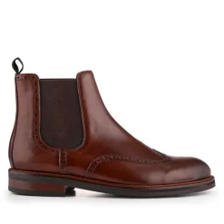 Jones Bootmaker Fieldston Brogue Wingtip Chelsea Boots -