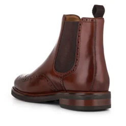 Jones Bootmaker Fieldston Brogue Wingtip Chelsea Boots -