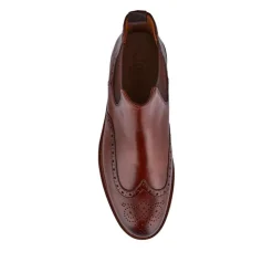 Jones Bootmaker Fieldston Brogue Wingtip Chelsea Boots -