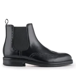 Jones Bootmaker Fieldston Brogue Wingtip Chelsea Boots -