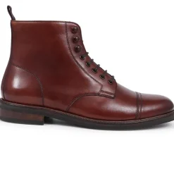 Jones Bootmaker Finch Leather Lace-Up Boots -