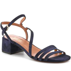 Women Jones Bootmaker Ginette2 Heeled Leather Sandals -