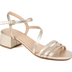 Women Jones Bootmaker Ginette2 Heeled Leather Sandals -
