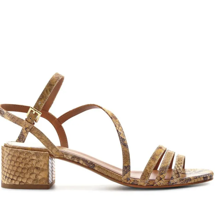 Women Jones Bootmaker Ginette2 Heeled Leather Sandals -