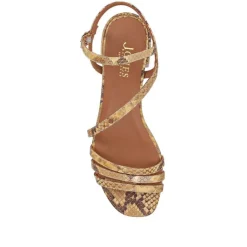 Women Jones Bootmaker Ginette2 Heeled Leather Sandals -