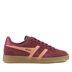Women Gola Leather Lace-Up Trainers -