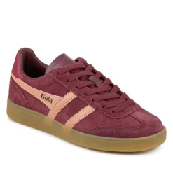 Women Gola Leather Lace-Up Trainers -