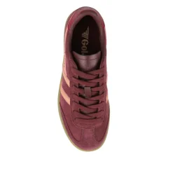 Women Gola Leather Lace-Up Trainers -