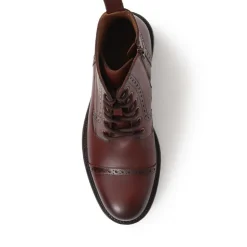 Jones Bootmaker Guiseley Leather Lace-Up Boots -