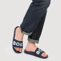 Hugo Boss Italian-Made Slides -