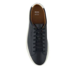 Hugo Boss Leather Lace Up Trainers -