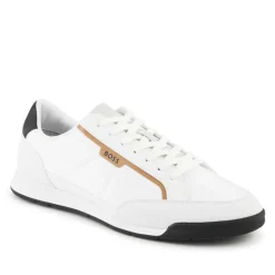 Hugo Boss Mixed-Material Lace Up Trainers -