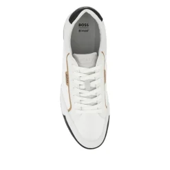 Hugo Boss Mixed-Material Lace Up Trainers -