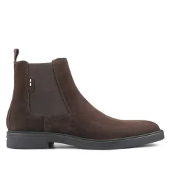 Hugo Boss Suede Leather Chelsea Boots -