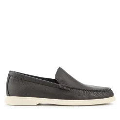 Hugo Boss Tumbled-Leather Moccasins -