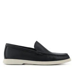 Hugo Boss Tumbled-Leather Moccasins -