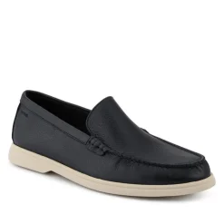 Hugo Boss Tumbled-Leather Moccasins -